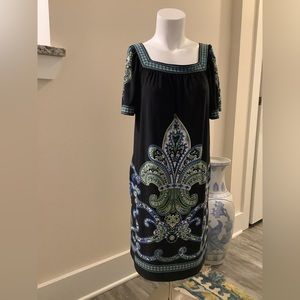 Signature London Style Casual Black Dress - Size M